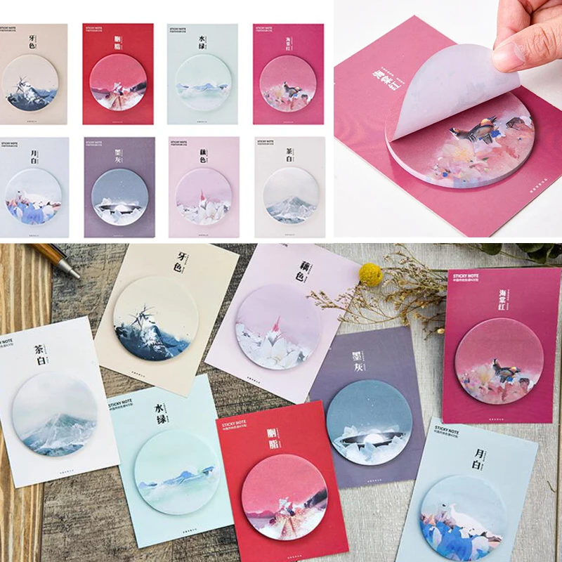 

Sticky Notes Memo Pads Chinese Antiquity Office School Students Creative
