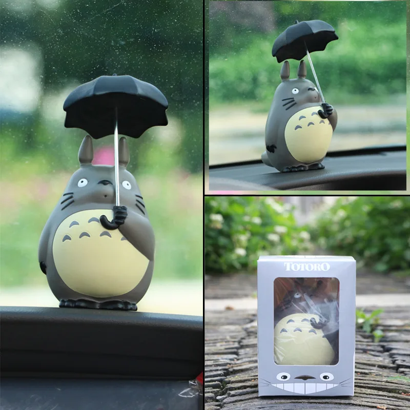 10cm My Neighbor Totoro Action Figures Studio Ghibli Miyazaki Hayao Model Toys Car Decoration