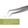 Volume Lash Tweezer Easy Fanning Lashes Tweezers for Extension Builing Tools with PU Brown Leather Packing 5