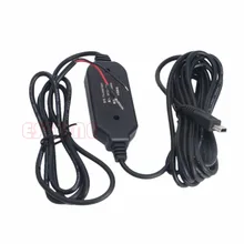 12 В до 5 жесткий провод кабель 3 М мини/микро USB адаптер для