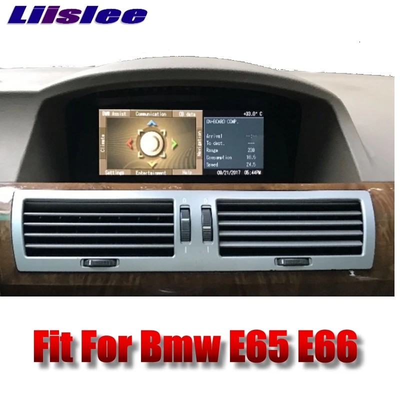 Clearance Liislee For BMW 7 E65 E66 2002~2009 Car Multimedia GPS Audio Media Radio Stereo Navigation Player NAVI Android 8.1 version 1