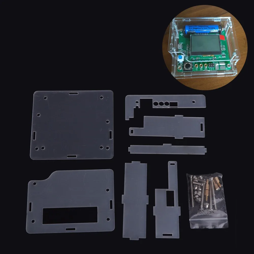 

Transparent Shell Case for ESR Meter Mega 328 Digital Combo Transistor Tester Box