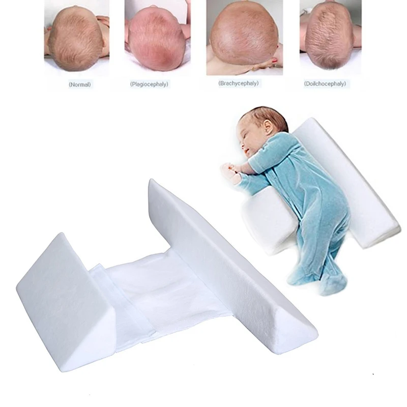 Детская подушка для младенцев, позиционер для сна, предотвращающий плоскую головку, защита формы, для новорожденных, анти-ролл, для младенцев, боковое спальное место, регулируемое, Pillo
