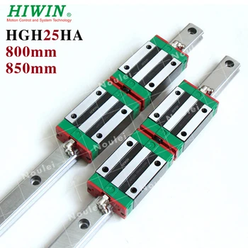 

HIWIN HGH25 4pcs 800mm linear guide rail + 2pcs HGH25HA guide block HGH25 850mm