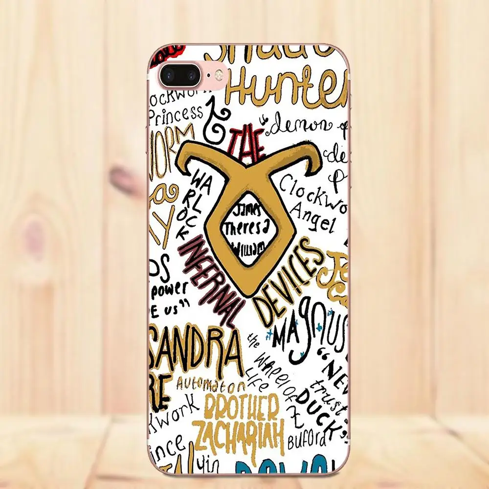 Мягкий чехол для телефона Huawei G7 Y6 II Y7 Xiaomi Redmi Note 2 3 5 Mi 4 4C 4I 5S 5X 6X 8 SE Pro Shadowhunters