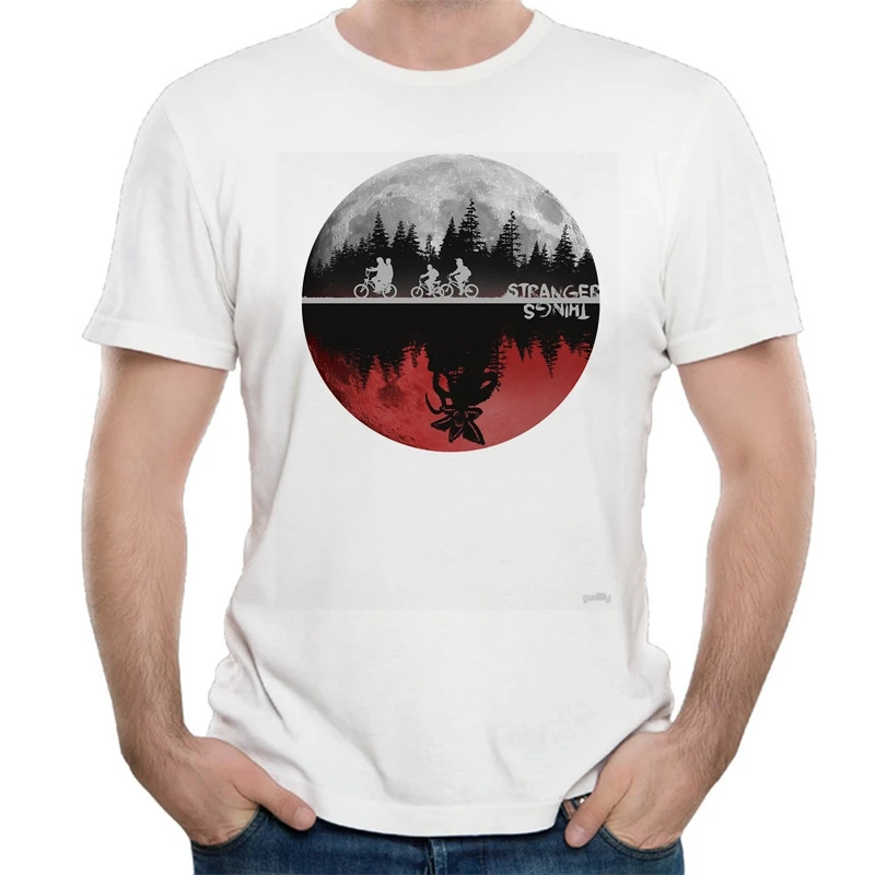 New Arrivals 2017 Fashion Stranger Things T Shirt Funny Men's Novelty T Shirt Summer High 
