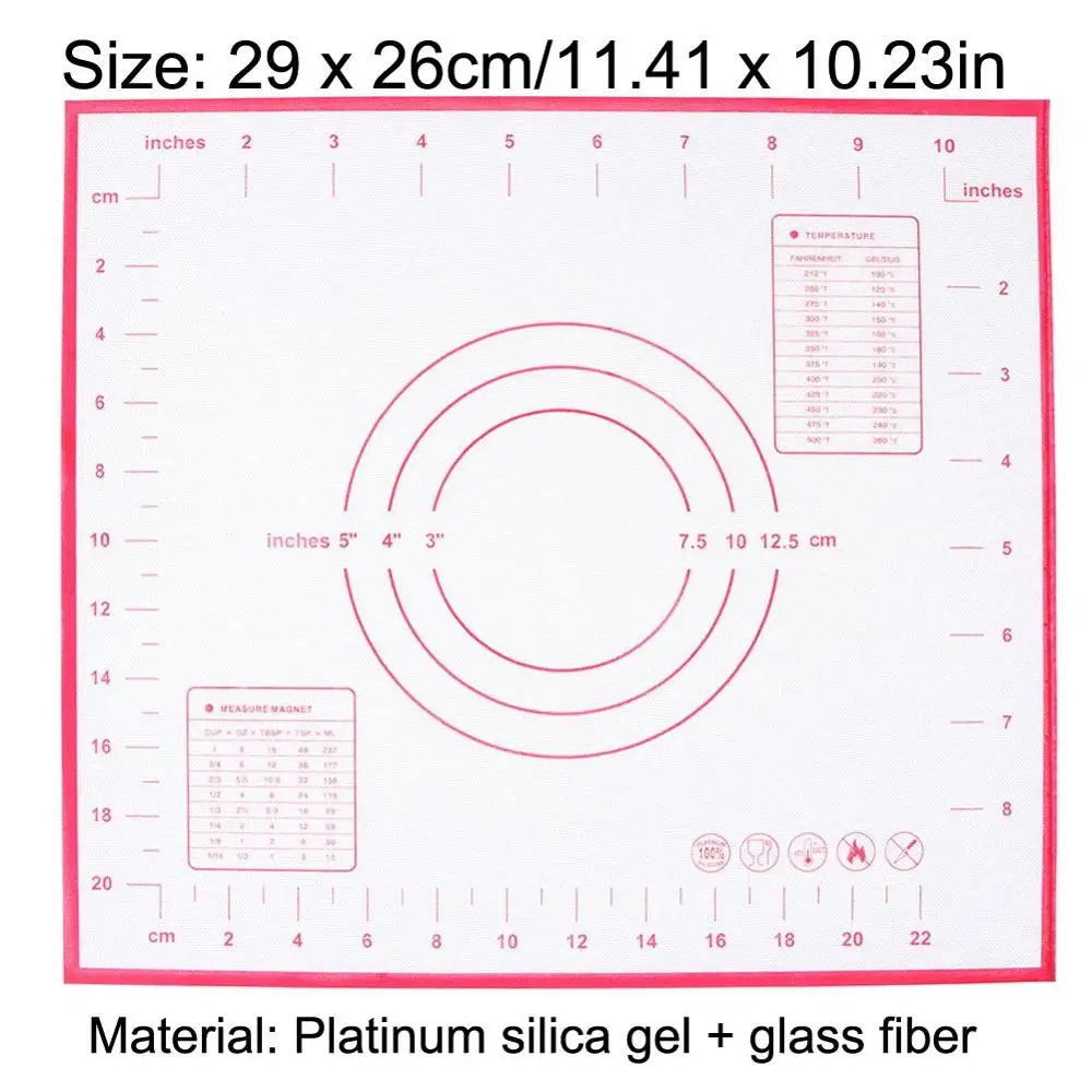 50*40 см силиконовый коврик для выпечки Настольный Торт помадка для замеса скручивающегося теста коврик силиконовый коврик со шкалой гриля коврик инструменты Кухонная Плита - Цвет: d