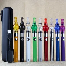 eVod Dab Pen Wax Kit with Evod Battery Pyrex Glass Globe Atomizer Replaceable Coil Various Colors E Cigarette Vape Wax Vaporizer