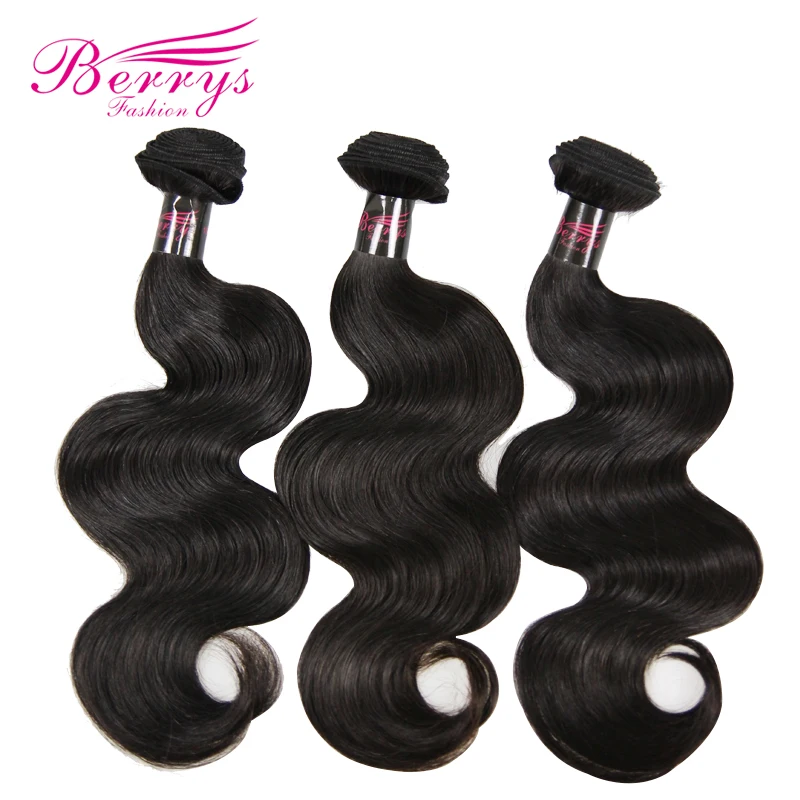 

Indian Virgin Hair Body Wave 3 Bundles Deal Unprocessed Human Hair Weaving Cuticle Aligned Hair Weave Berrys FashionCuticals Ag