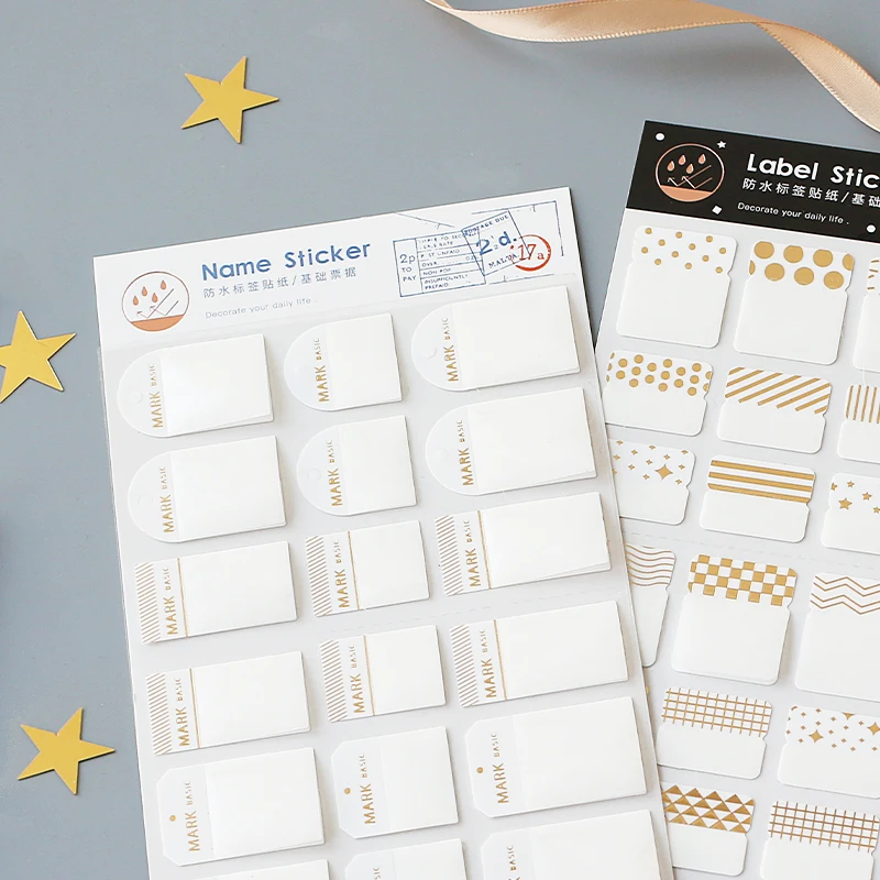 

JIANWU 1pc Basic hand account sticker Waterproof name sticker Creative decorative sticker kawaii