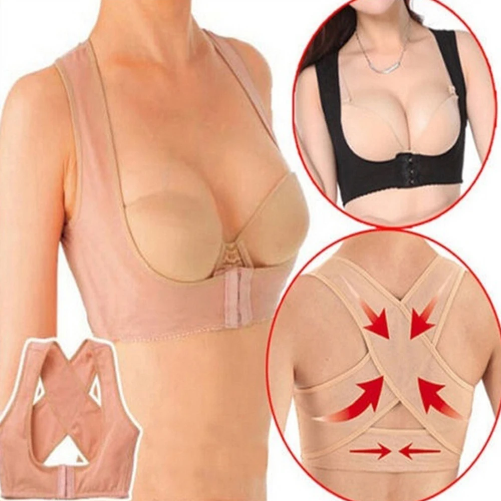 

Back Posture Corrector Chest Lifting Brace Support Belt Vest Invisible Underwear Adjustable Breast Corrector Women Shoulder