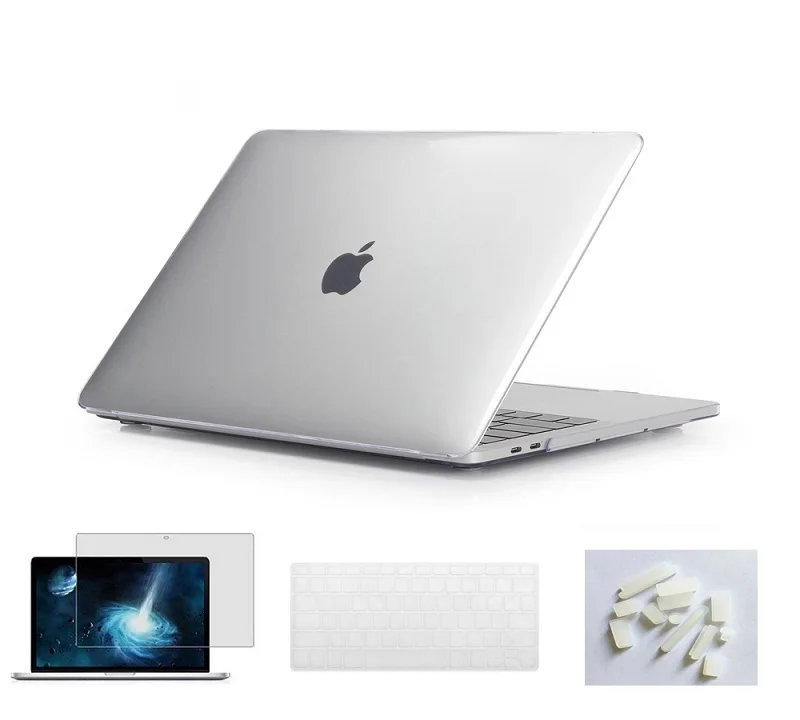 Матовый чехол для ноутбука Apple Macbook Pro retina Air 11 12 13 15 дюймов для Apple Macbook Air13 Air11, Pro 13 15 жесткий чехол - Цвет: Crystal Claer