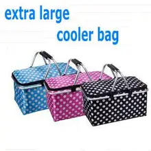 Алюминиевая портативная ручная корзина/корзина для пикника/складная корзина/утолщенная корзина/Сумка-Холодильник