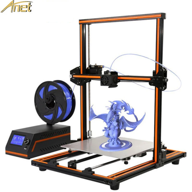 

Anet E12 E10 A8 A6 3d Printer High Precision 0.1mm Layer Thickness Off-line Printing 120mm/s High Speed Reprap i3 3D Printer Kit