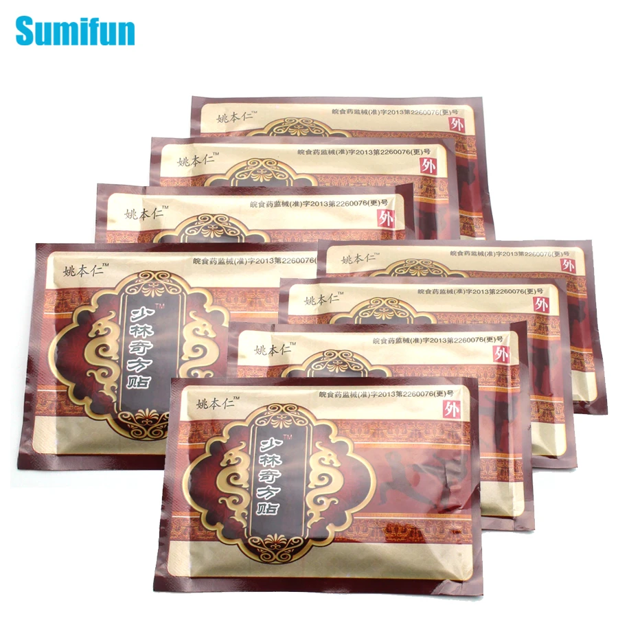 

64Pcs/8Bags Sumifun Pain Patches Relief Plaster For Muscle Aches Muscular Fatigue Arthritis Back Orthopedic For Joints C500