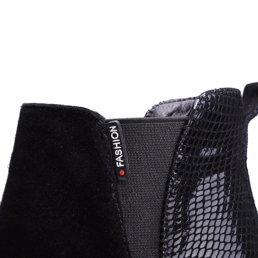 Suede Angle Boots 2017 New Winter Kids Pointed Toe