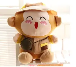 Большой 50 см обезьянкой плюшевые игрушки мода костюм для путешествий ткань обезьяна кукла подушка, подарок на день рождения w5690