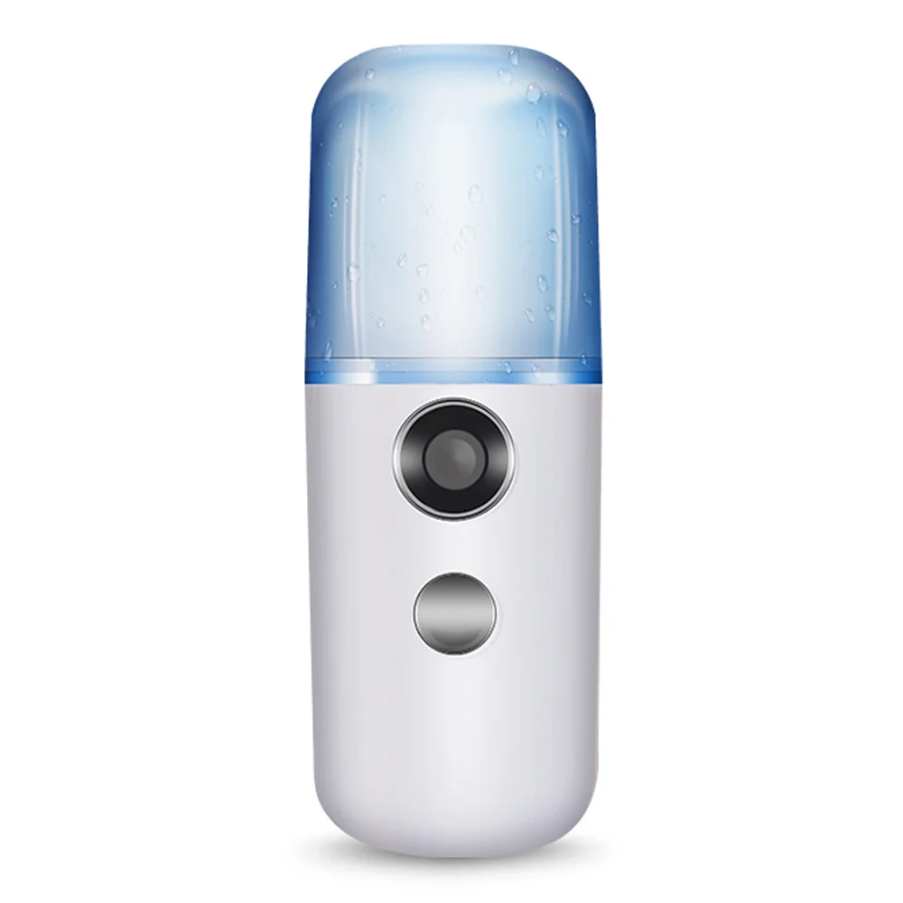 

2019 Drop Shpping ABS White Nebulizer Face Sprayer Humidifier Fashion Mini Body Skin Care Mist Tools