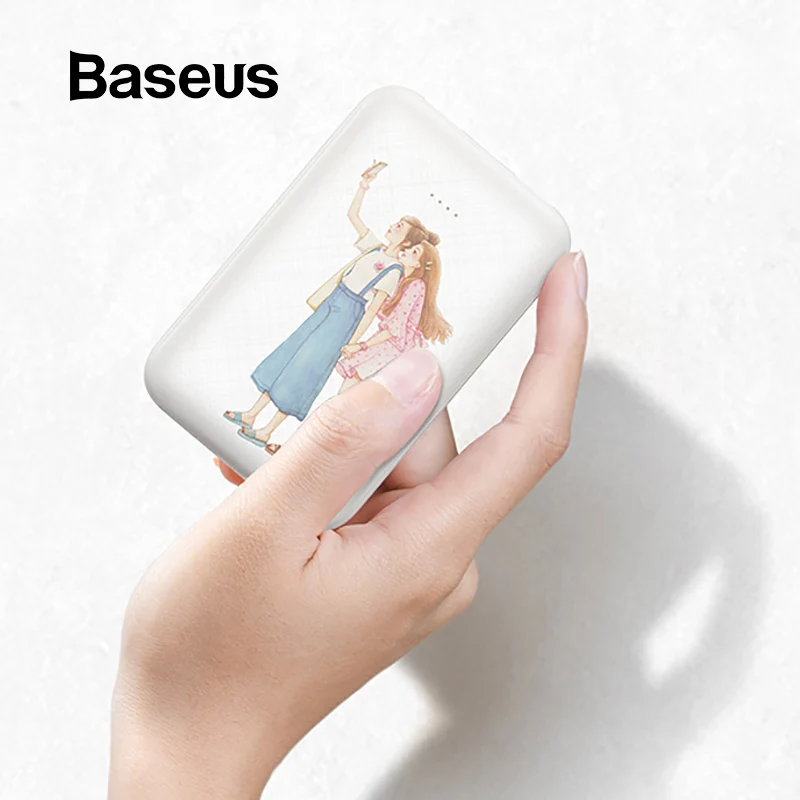 

Baseus Mini Power Bank 10000mAh Portable External Battery Charger For iPhone X Xs Max Xr Xiaomi MI 9 Phone Charger Poverbank