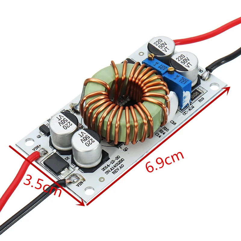 DC 8 5 48V постоянного тока до 10 с алюминиевой крышкой 50В 10A 250W непрерывная Настройка