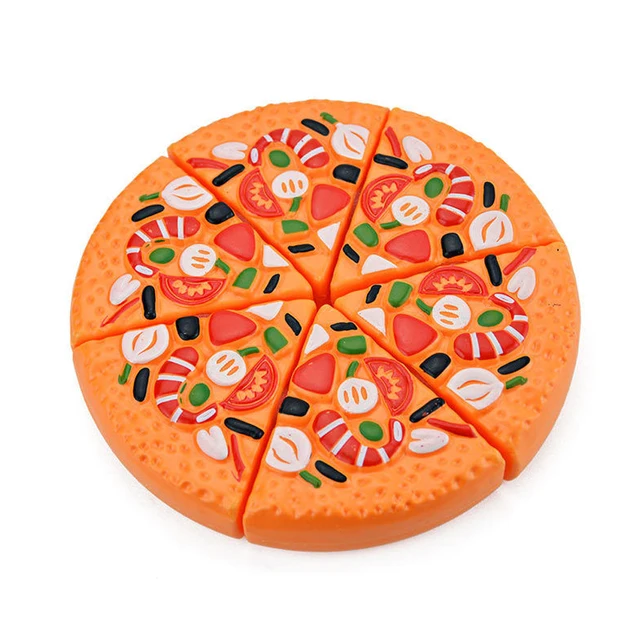Toy Baby Educational Cutting Pizza Children Kids Plastic Food Pretend