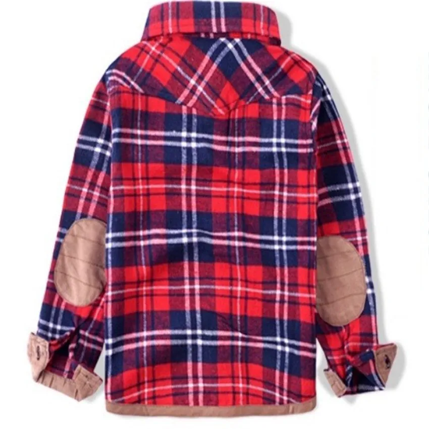 Baby Boys British Plaid Shirt Girl Classic London Style Blouse Kids Children Spring Autumn Tops Fashion 25