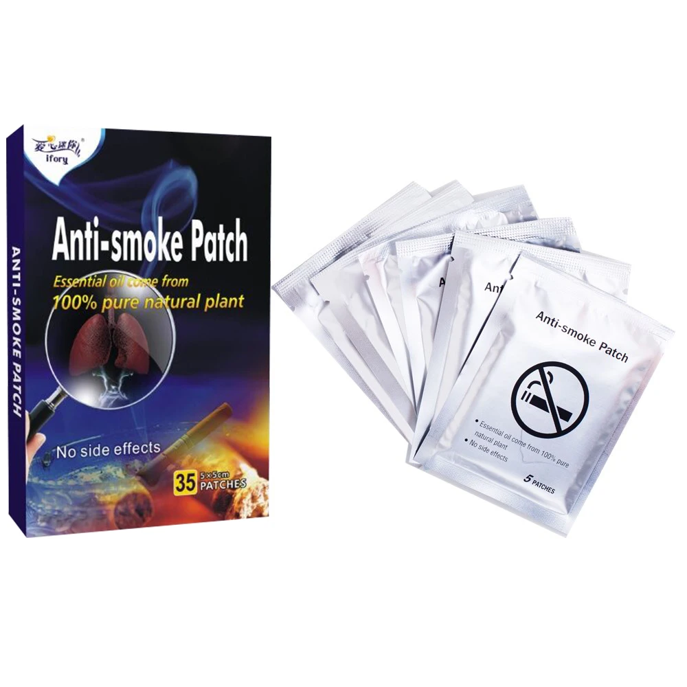 Ifory Hot Sale 70 Pieces Anti smoke Patch Quit Smoking Patch Help Stop