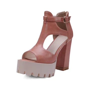 

25-61 Platform Sandals Women High Quality Nice Women Sandals Wedges Plus Size
