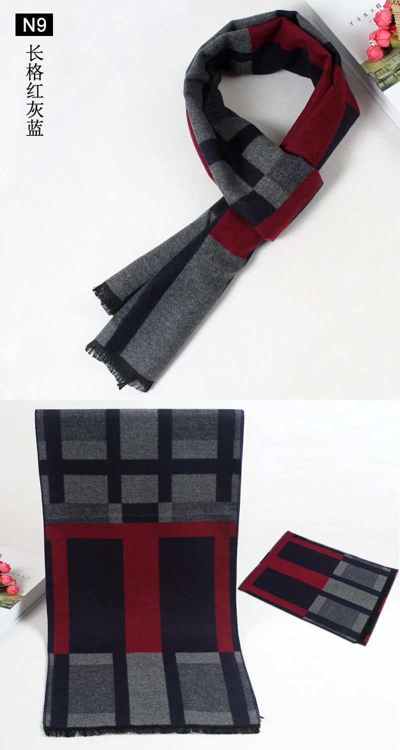 Fashion design men women plaid Scarf high quality Neckerchief Winter Warm Soft Shawls Wraps Unisex Scarves шарф плед шарфик black scarf mens