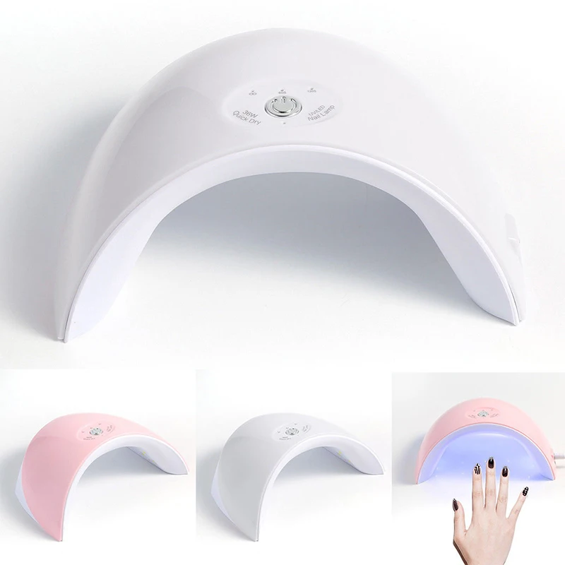 

36W UV LED Nail lamp 12 LED Nail dryer for All Gels with 30s/60s/90s Timer Perfect Thumb Drying Solution USB Connector