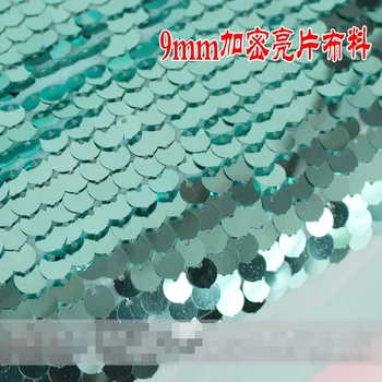 

9mm sequined fabric wedding stage decoration cloth performance dress dance costume fabric wholesale