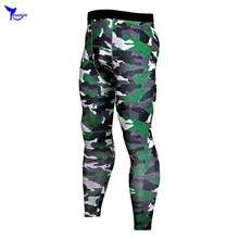 Для мужчин компрессионные, для бега Штаны базовые Слои в армейском 3D печати Рашгард Запуск Леггинсы Спортзал Фитнес Бодибилдинг колготки; штаны
