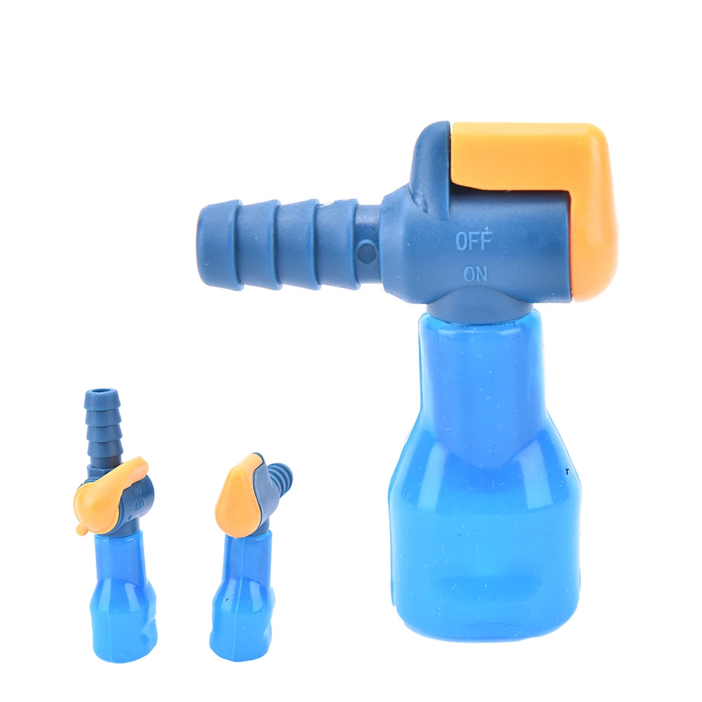 1pcs Blue Outdoor Water Bags Tube Silicone 90 Degree Straight Hydration