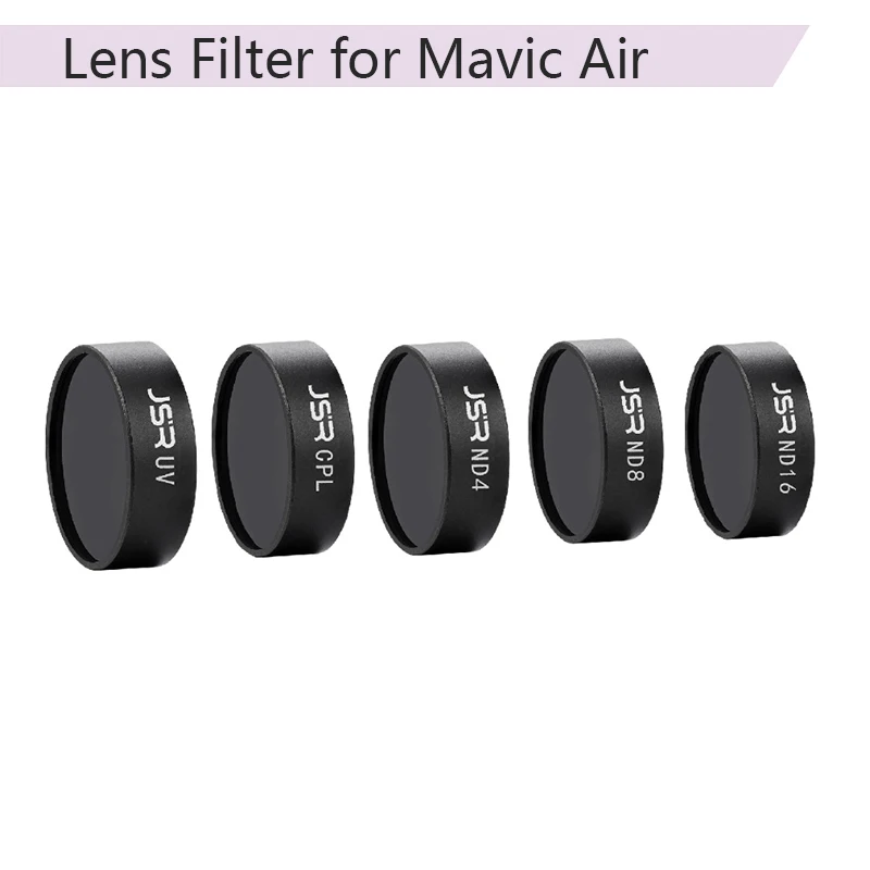 5 в 1 UV CPL ND4 ND8 ND16 набор фильтров для объектива DJI Mavic воздушные фильтры камеры