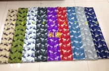 Free shipping New Design ladies fashion animal elk print scarf big size 180*100 voile scarf casual poppy print voile scarf