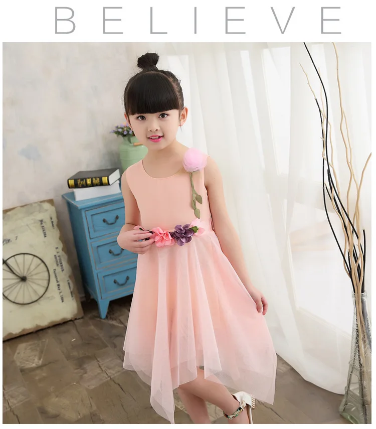 Noiva Elegent Princesa Vestidos para 2-13Y