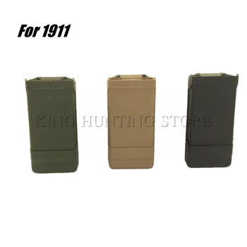 

Airsoft Pouch 1911 Single Magazine Pouch Case Belt Clip Holder Duty Belt Holster Magazine Clip for 1911 Hunting Gun Accessories