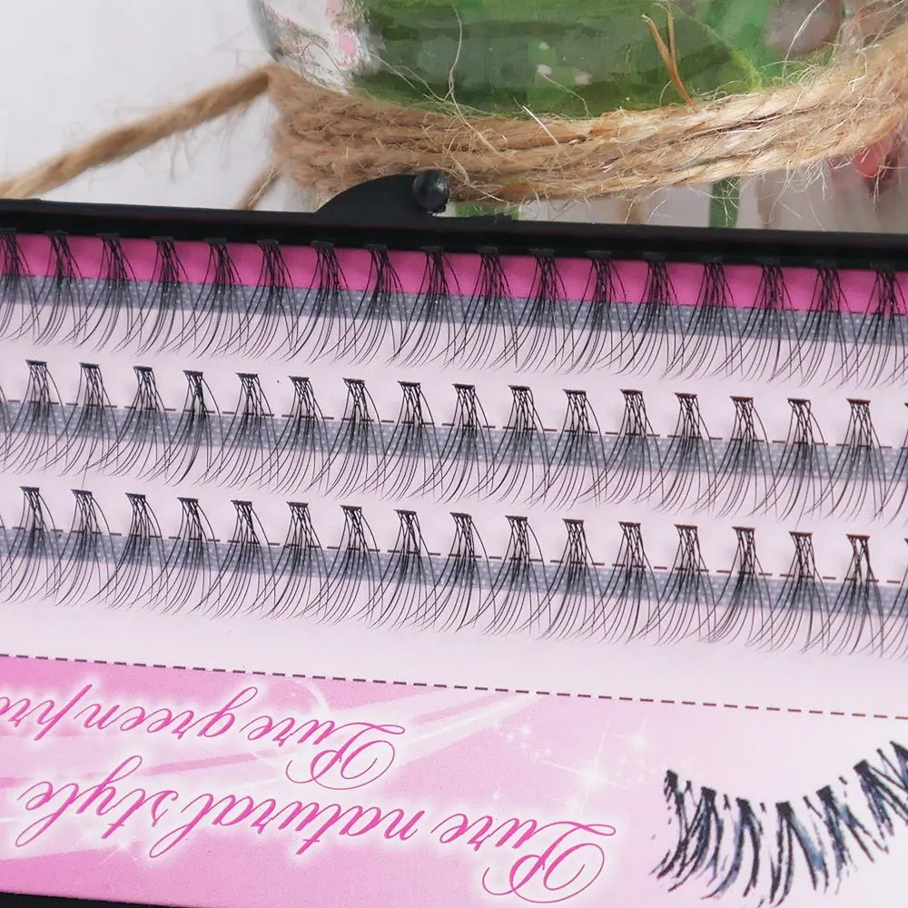 60pc Professional Makeup Individual Cluster Eye Lashes Natural Long Grafting Fake Eye Lash Natural Long False Eyelashes Cosmetic