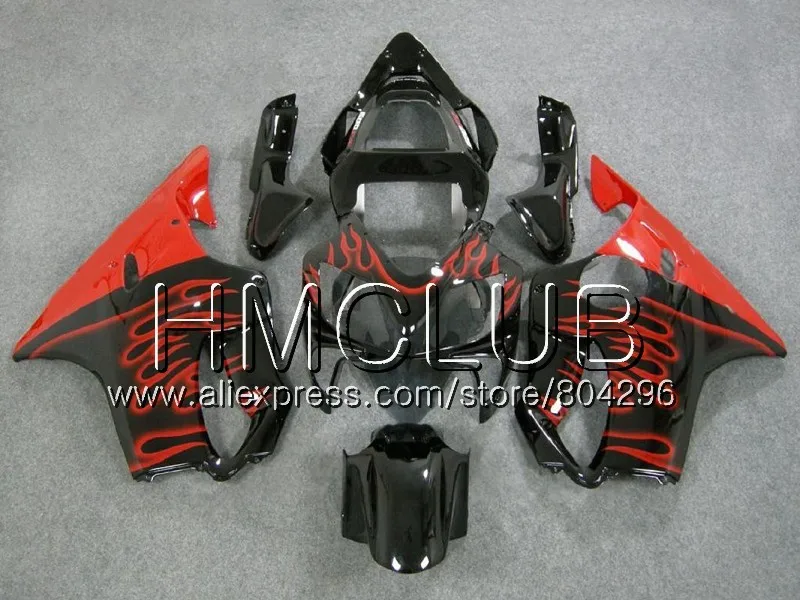 Корпус для HONDA CBR600F4i CBR600FS CBR600 F4i 01 02 03 61HM20 CBR 600 F4i 600 FS CBR 600F4i 2001 2002 2003 Repsol красный blk обтекателя - Цвет: No. 21