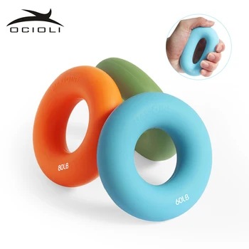 

Silica Gel Portable Hand Grip Gripping Ring Carpal Expander 40/60/80/100 LB Hand Wrist Strength Exercise Hand