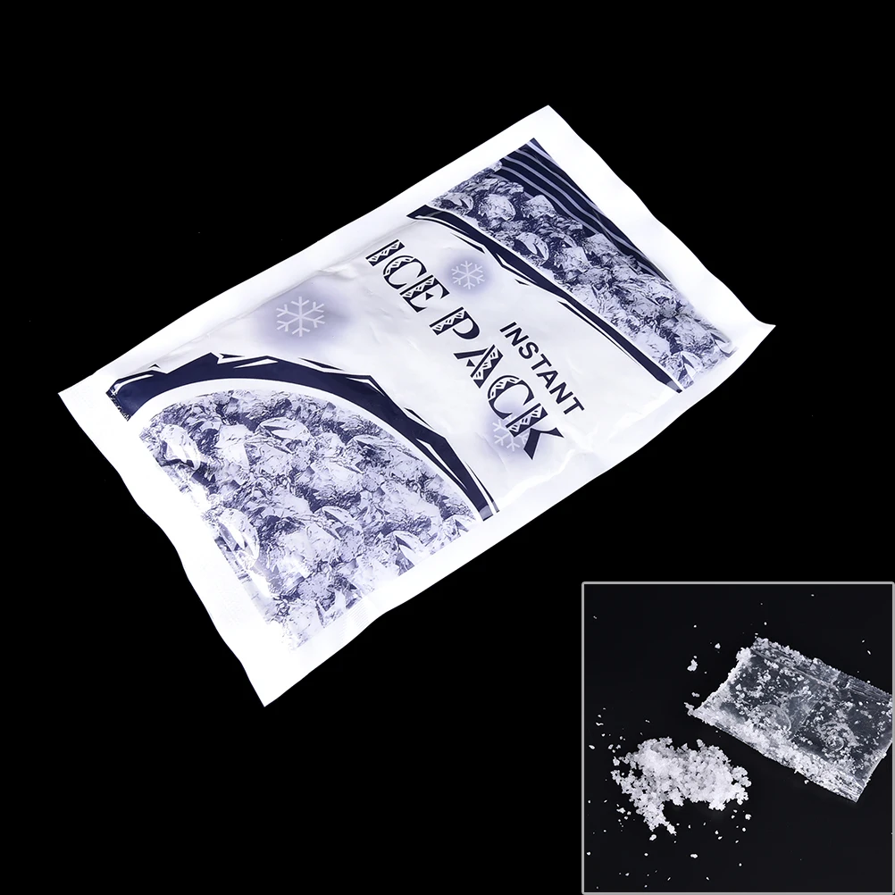 Лидер продаж 1 упаковка/90 г Одноразовые ПВХ сумка льдом мгновенного охлаждения Скорость холодный лед сумка солнечный удар