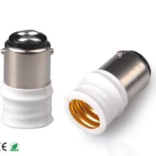 Spl-094-l2) 20 штук BA15D к E14 держатель лампы конвертер BA15D штекерным E14 Женский адаптер конвертер огнезащитных PBT