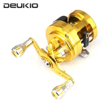 DEUKIO Металл Рыбалка Катушка с ЧПУ отделка 11+ 1 BB Нержавеющая сталь приманки литье море Рыбалка вращающееся колесо для песка CA100-300