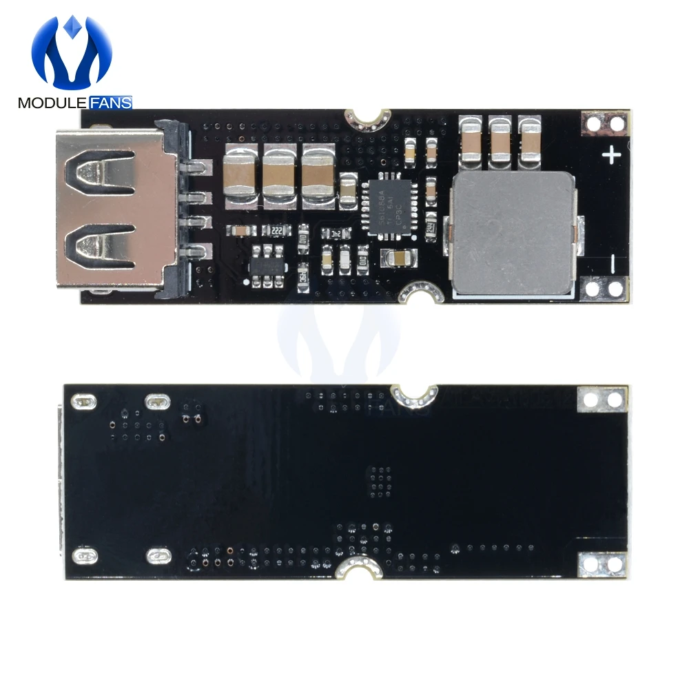 Плата модуля питания с одной ячейкой и литиевой батареей 3,7 в 4,2 в литр 5 в 9 в 12 В USB для мобильного телефона QC Быстрая зарядка QC2.0 QC3.0
