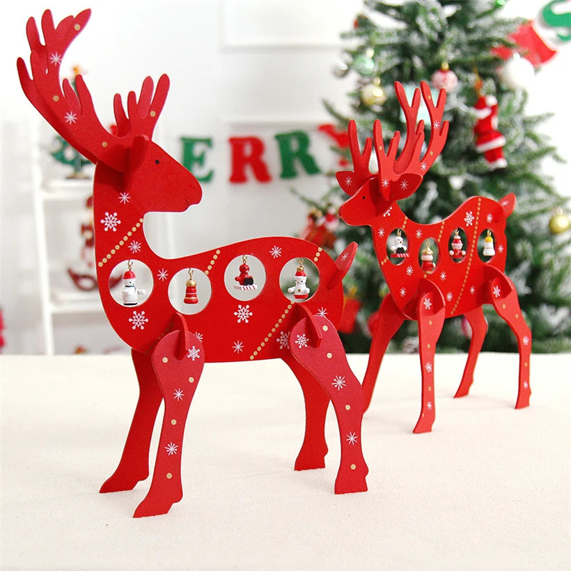 Us 8 58 52 Off Navidad Elk Christmas Tree Decorations Xmas Reindeer Decor Xams Home Decoration Merry For In Us 8 58 52 Off Navidad Elk Christmas Tree Decorations Xmas Reindeer Decor Xams Home Decoration Merry For In