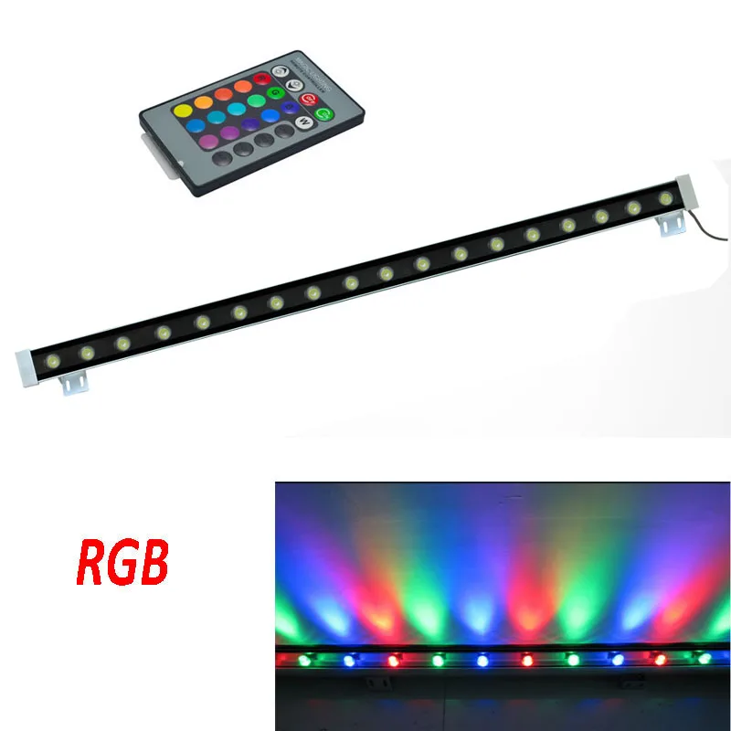 

Jiawen High-power 18W 46*46*1000mm IP65 waterproof outdoor led flood light LED Wall washer lamp Landscape Wash wall light