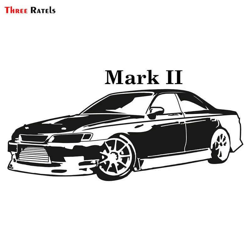 

Three Ratels TRL655# 15x7cm funny car stickers for toyota Mark II mark 2 colorful car stickers and decals