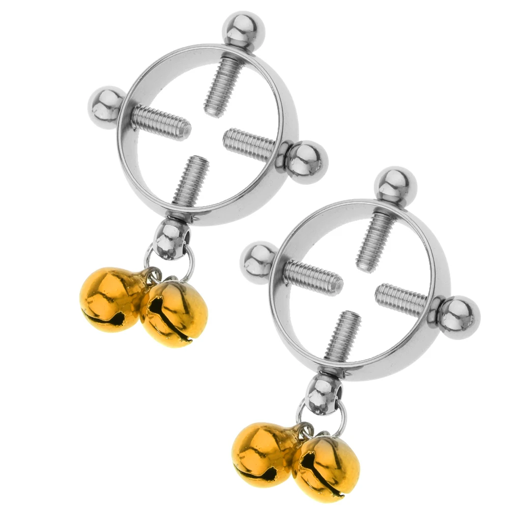 2pcs Women Cheater Fake Nipple Ring Shield Ring Screw Body Piercing Circle None Pierced