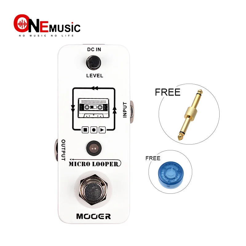 

Mooer Micro Looper Recording Effect Guitar Pedal Support to 30 Minutes Recording Controlled by one Single Footswitch True Bypass