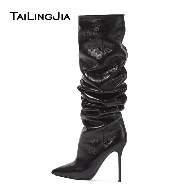 Women Slouch Boots High Heel Women Slouch Boots High Heel